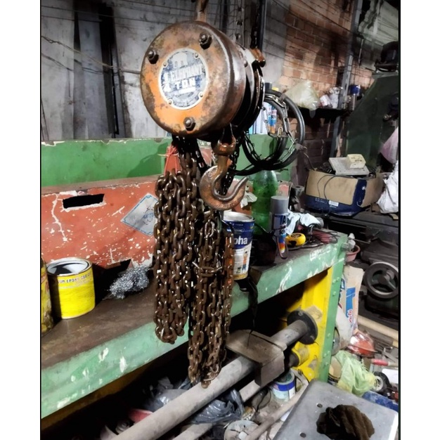 Palang xích kéo tay tải 250kg hàng Nhật bãi