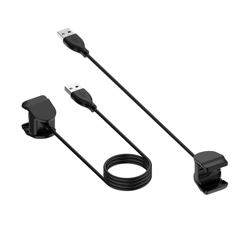 Dây Cáp Sạc Xiaomi Mi Band 4 Thay Thế Cho Vòng Đeo Tay Thông Minh Loại Kẹp Không Cần Tháo Dây Đeo Dài 30cm