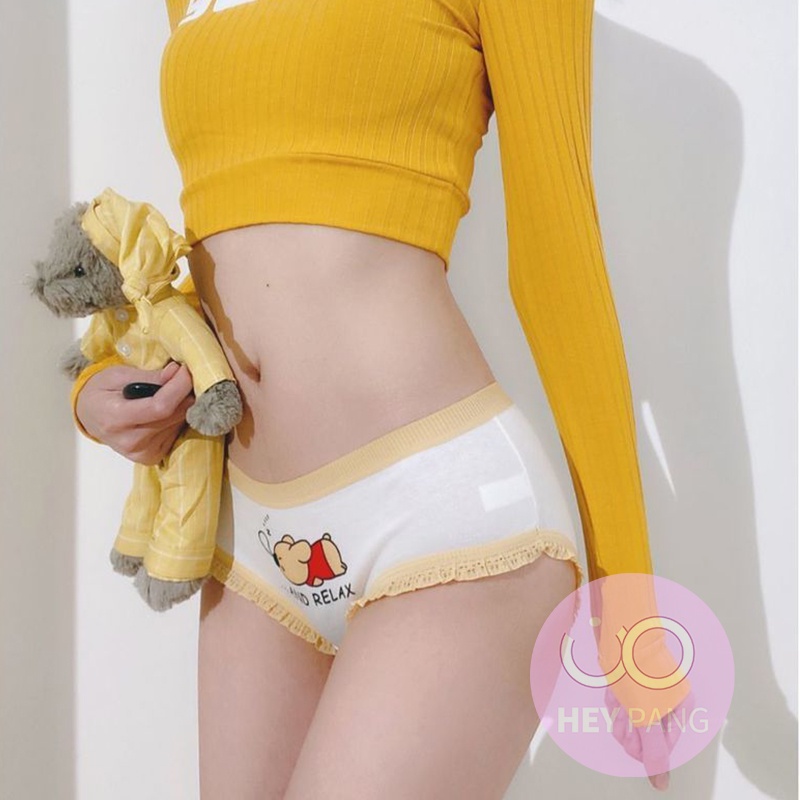 Set quần lót nữ cotton kháng khuẩn thấm hút mồ hôi thông hơi chất liệu mềm mại cho làn da HEYPANG VN011V