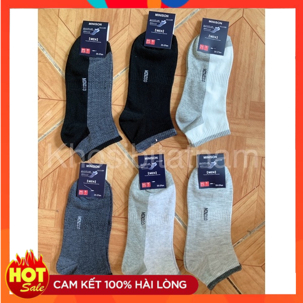 1 Đôi Tất Cổ Ngắn Mini Xuất Nhật - Kháng Khuẩn - Chống Hôi Chân ( giá sỉ)
