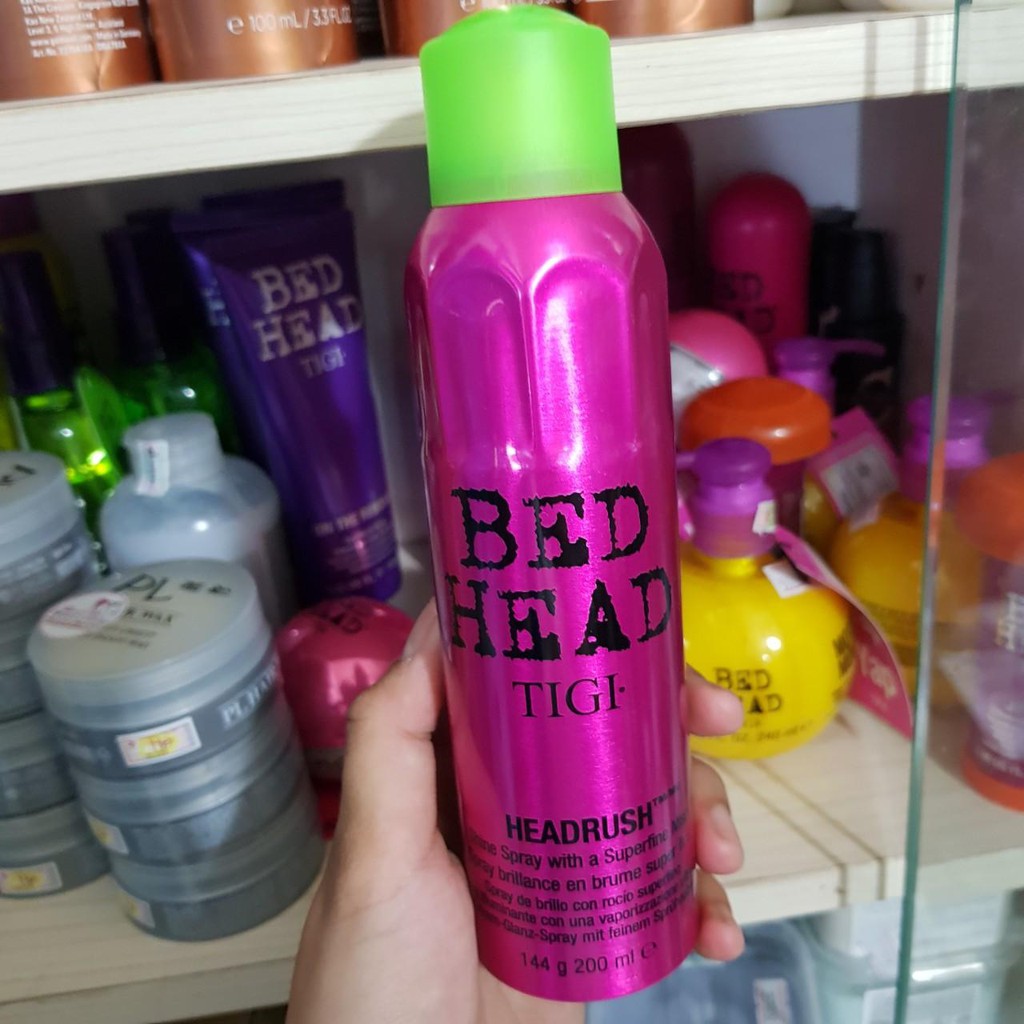 Xịt siêu bóng Headrush Shine Adrenaline Tigi Bed Head 200ml