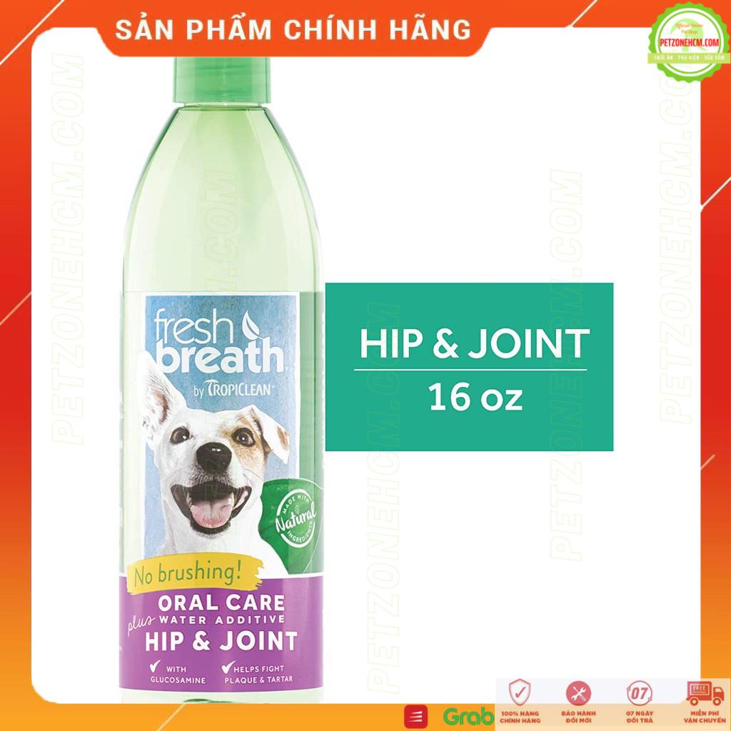 473ml - Nước vệ sinh răng miệng Tropiclean 💥 FREESHIP 💥 Fresh Breath Oral Care Water Additive 473ml | đủ vị cho chó mèo