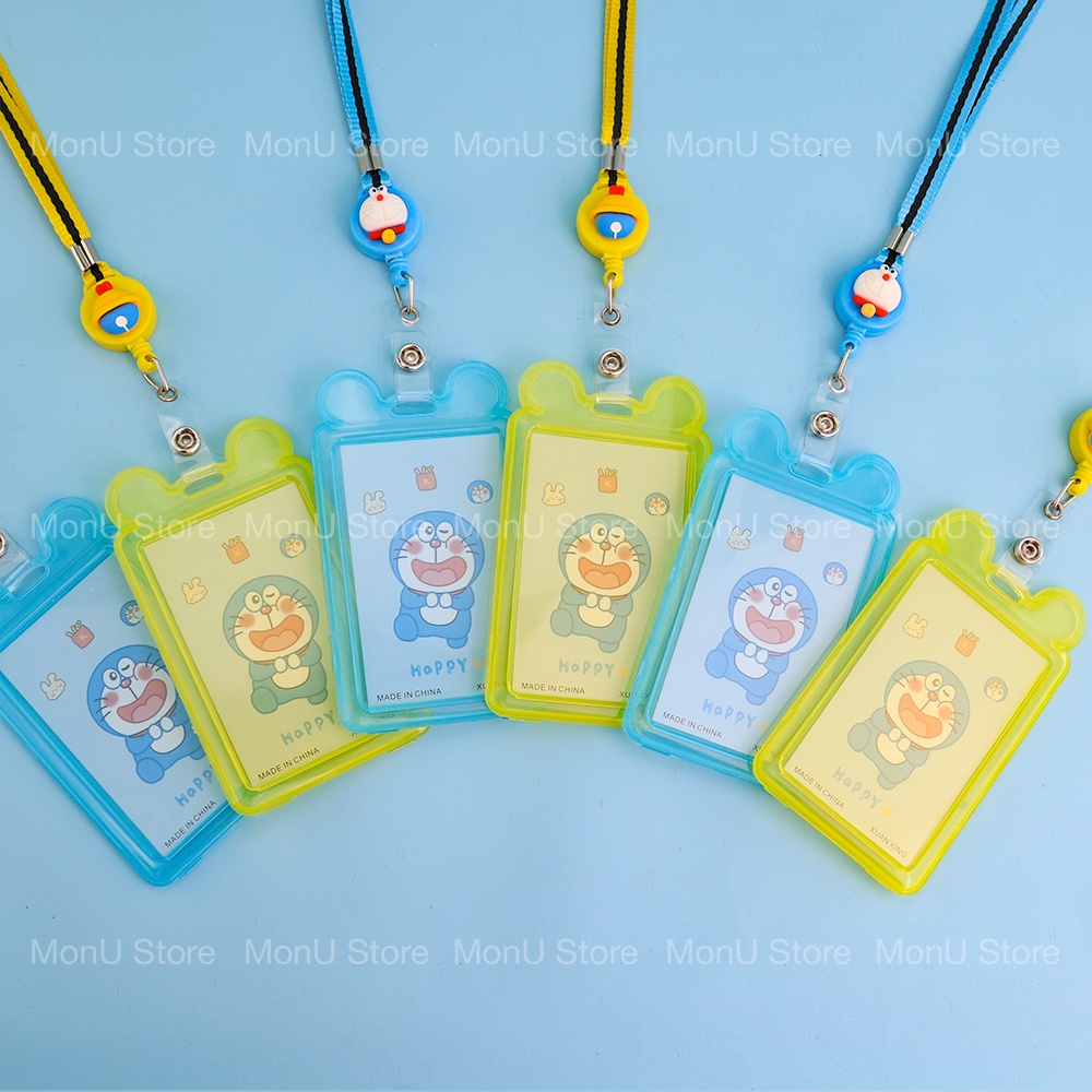 Dây đeo thẻ và bảng tên học sinh, sinh viên, nhân viên hình DORAEMON DOREMON dễ thương cute MON0386 TooYoo