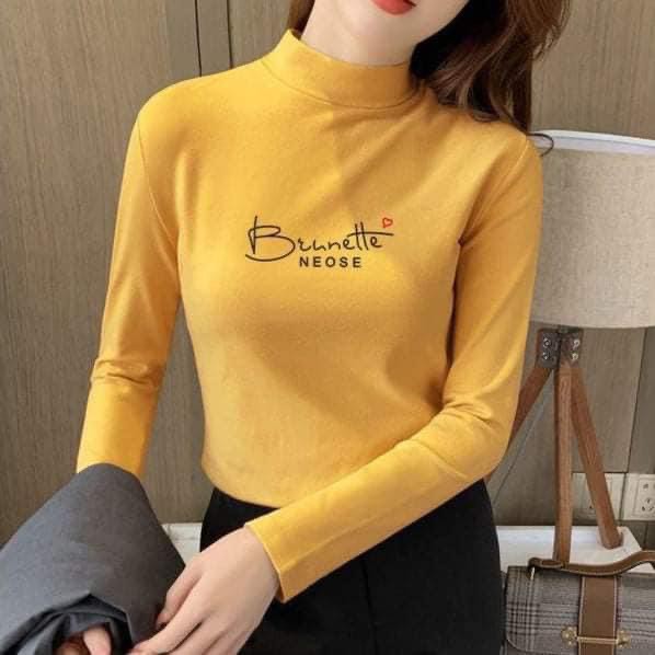 [ Mã giảm giá "HAHA01" ]Áo Thun Nữ cổ 3 phân, áo nữ giữ nhiệt cổ 3 phân chất mềm cực xịn  siêu xinh❤️ | BigBuy360 - bigbuy360.vn