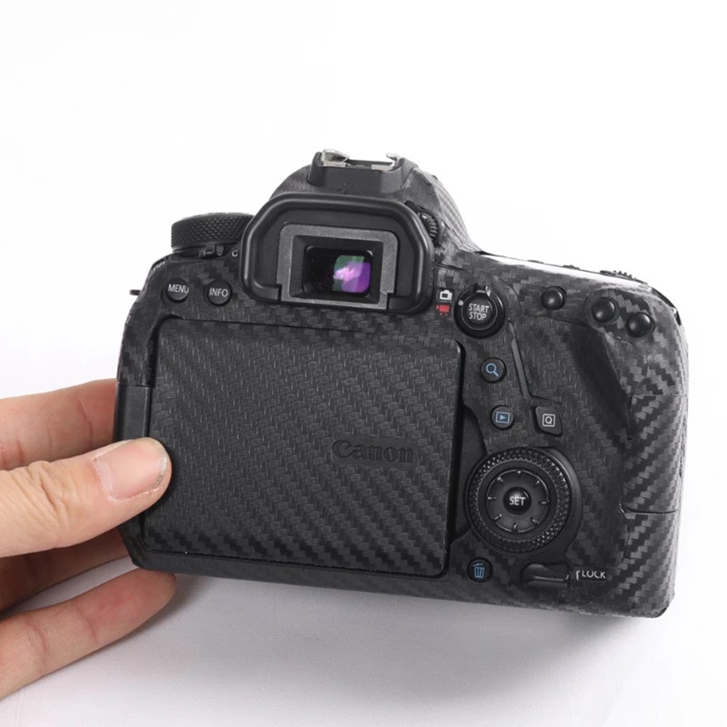 Miếng Dán Skin Máy Ảnh 3M - Mẫu Carbon Black - Có Mẫu Skin Cho body và len Sony, Canon, Nikon, Fuji