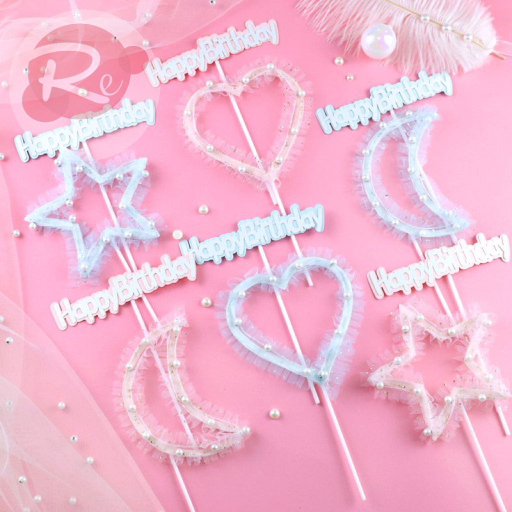 [SIÊU RẺ❤️] – Lưới HPBD - Trang trí bánh sinh nhật bánh kem