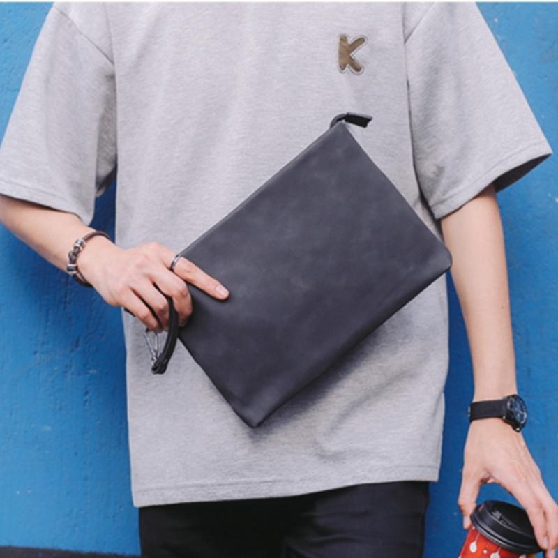 Túi Da Cầm Tay Thời Trang Công Sở Thanh Lịch Cho Nam