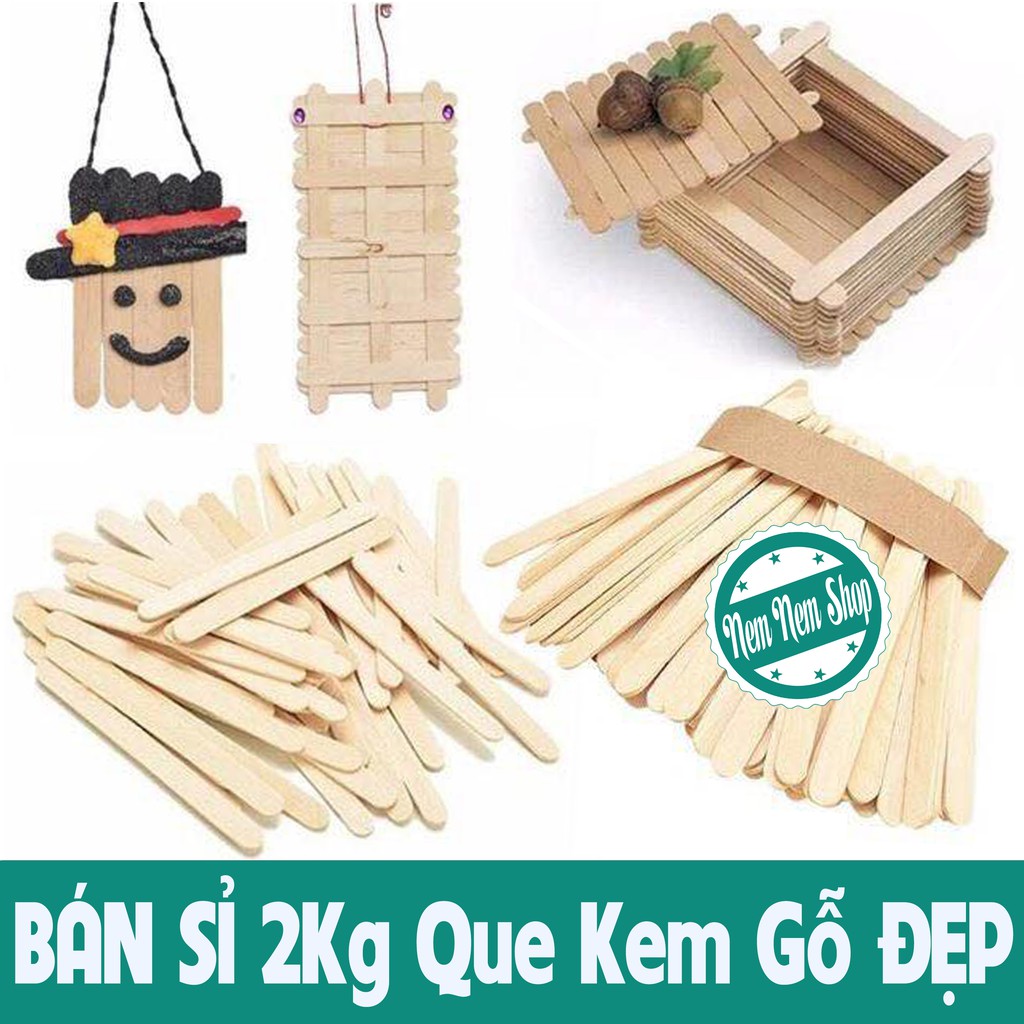 BÁN SỈ 2kg Que Tre Gỗ ĐẸP