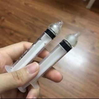 Xilanh + núm silicon rửa mũi cho bé
