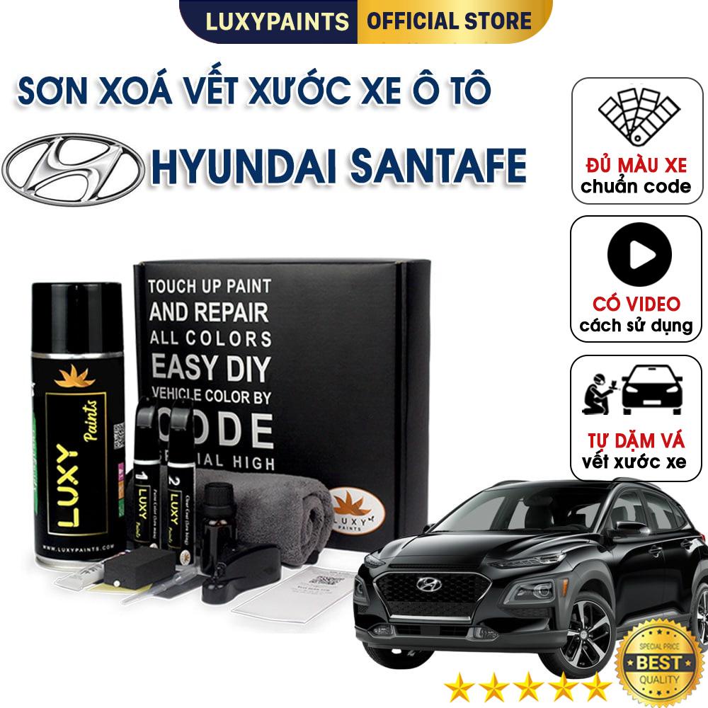 Sơn xóa vết xước xe ô tô Hyundai Santafe LUXYPAINTS, màu chuẩn theo Code dễ sử dụng độ bền cao - LP01HYSA