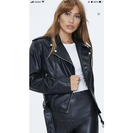 áo biker jacket size S