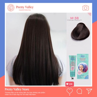 Thuốc nhuộm tóc màu đen than chì Molokai 60ml M38 - Pretty Valley Store