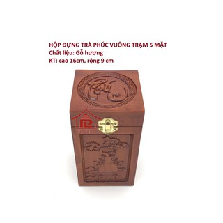 Hộp đựng chè trạm 5 mặt