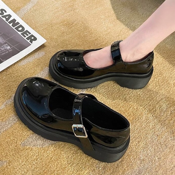 Giày búp bê nữ,giày Oxford lolita vintage Ulzzang siêu xinh đế độn 6cm