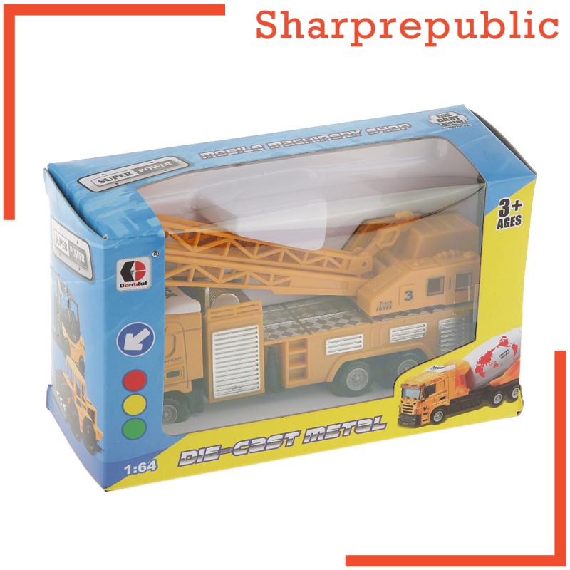 Mô Hình Xe Cần Cẩu Đồ Chơi Tỉ Lệ 1: 64
