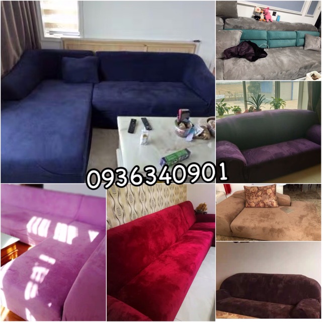 [CÓ NGAY] VẢI BỌC SOFA nhung lông cao cấp siêu mềm 4D sang trọng cho ghế sofa 1,2,3,4 chỗ - sofa L