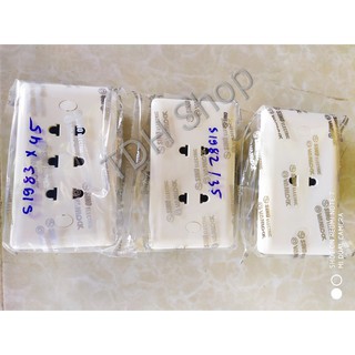 Ổ cắm đơn, Ổ cắm đôi, Ổ cắm ba ( 2 chấu ) SINO- S19