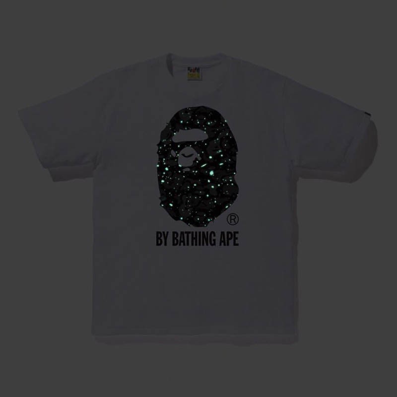 Áo Thun Tay Ngắn Cổ Tròn In Logo Bape Ape Ape Thời Trang Mùa Hè Cho Nam Và Nữ