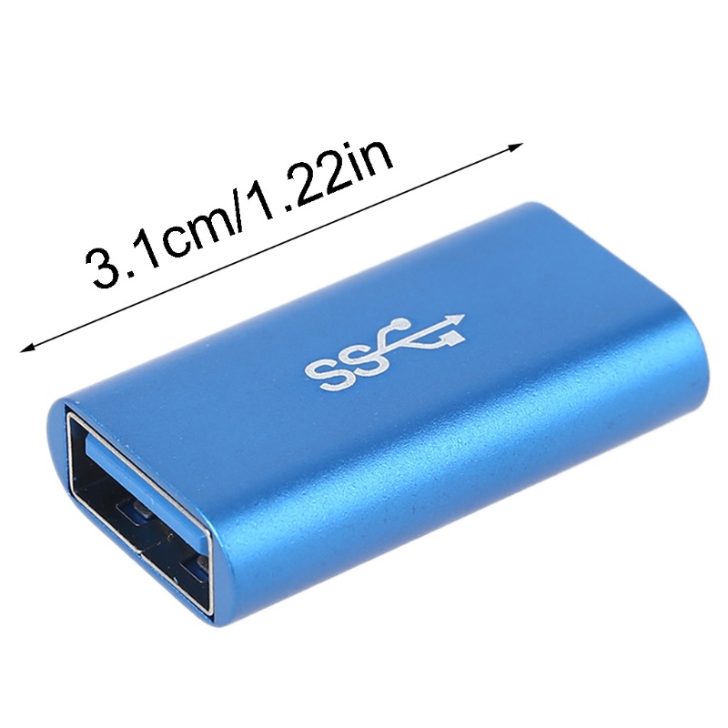 Đầu Nối Cáp Dữ Liệu USB 3.0 Bằng Kim Loại Thông Dụng Cho Laptop