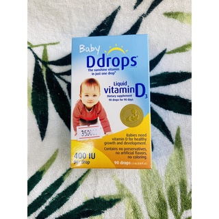 Vitamin D3 Ddrops - Baby Ddrops bổ xung vitamin D cho bé 90 giọt