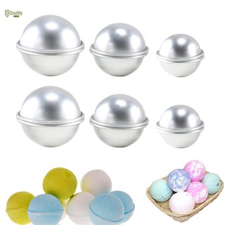 Bộ 6 chiếc khuôn chuyên dụng làm bom tắm hình quả cầu