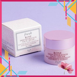 Kem Dưỡng Ẩm Chuyên Sâu Fresh Rose Deep Hydration Face cream 7ml