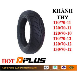 Vỏ Xe Chính Hãng DPLUS Vespa lx, primavera (Lốp Không Săm)