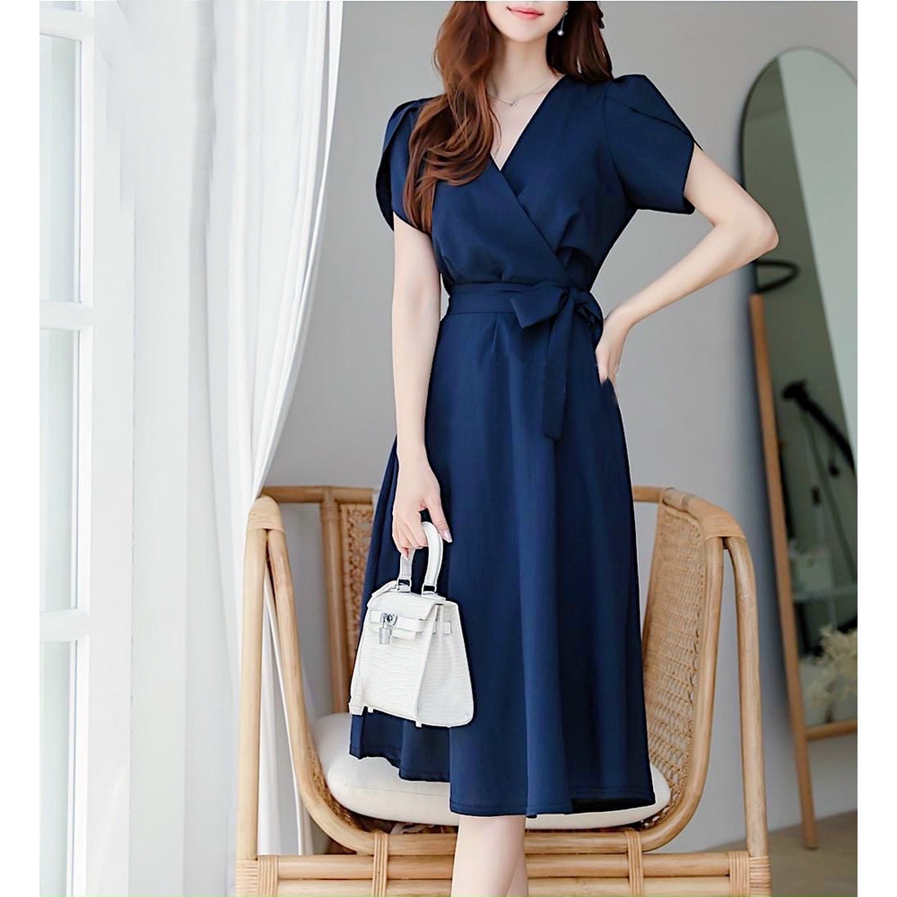 Đầm váy freesize tay sen 3 màu