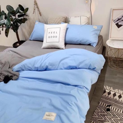 🍃 Bộ sưu tập Chăn Ga Gối 2 [CÓ CHĂN LÓT BÔNG THÔNG MINH] Cotton Basic đơn giản 🍃 | BigBuy360 - bigbuy360.vn