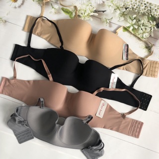 Áo ngực cup ngang bigsize có gọng Thái lan Sisterhood 6181 nâng ngực bản to size 36 đến 42 màu da/đen/ruốc/ghi