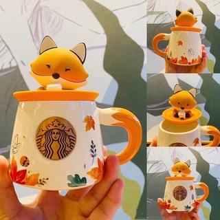 Cốc uống cà phê Starbucks Starbucks có nắp đậy để bàn văn phòng