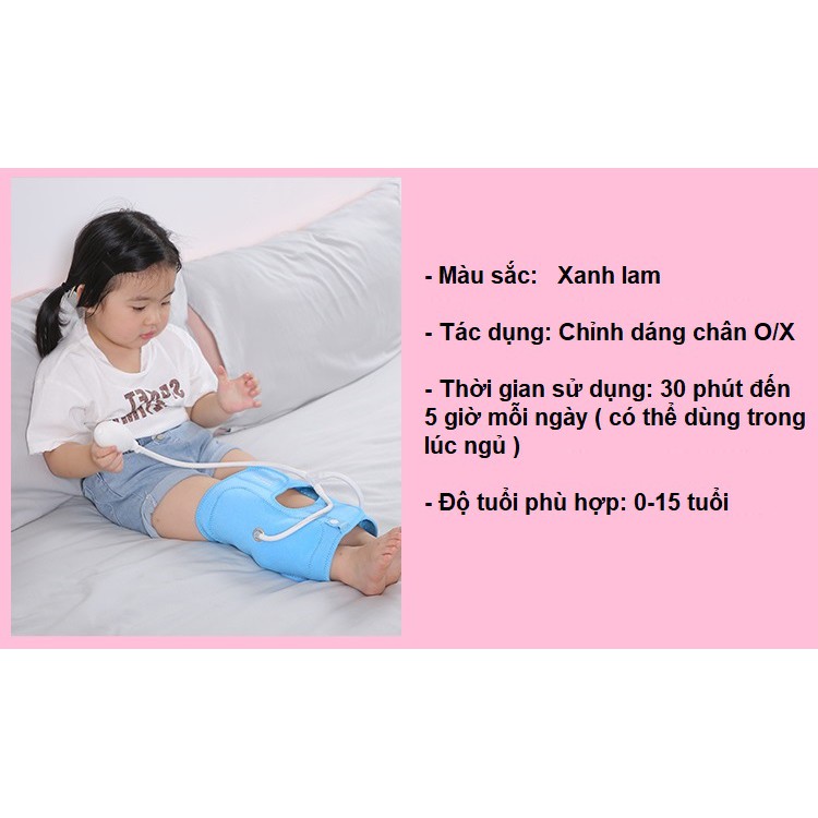 Đai quấn làm thẳng chân bằng áp suất hơi cho trẻ em thương hiệu Jorzilano - Đai chỉnh hình chân bị cong vòng kiềng