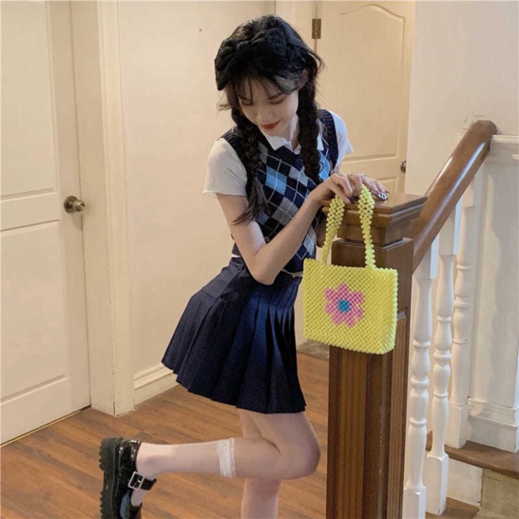 Áo gile len nữ, áo len dệt kim phong cách hàn quốc cực xinh cho chị em Hàng Mới Về Hàng New | BigBuy360 - bigbuy360.vn