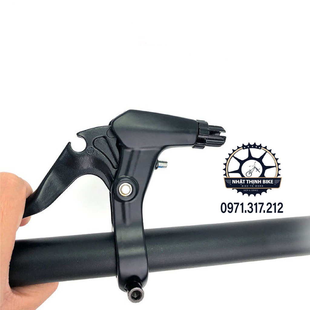 Cặp 2 Tay phanh xe đạp tay phanh xe đạp thể thao nhôm cao cấp Màu Đen NhatthinhBike