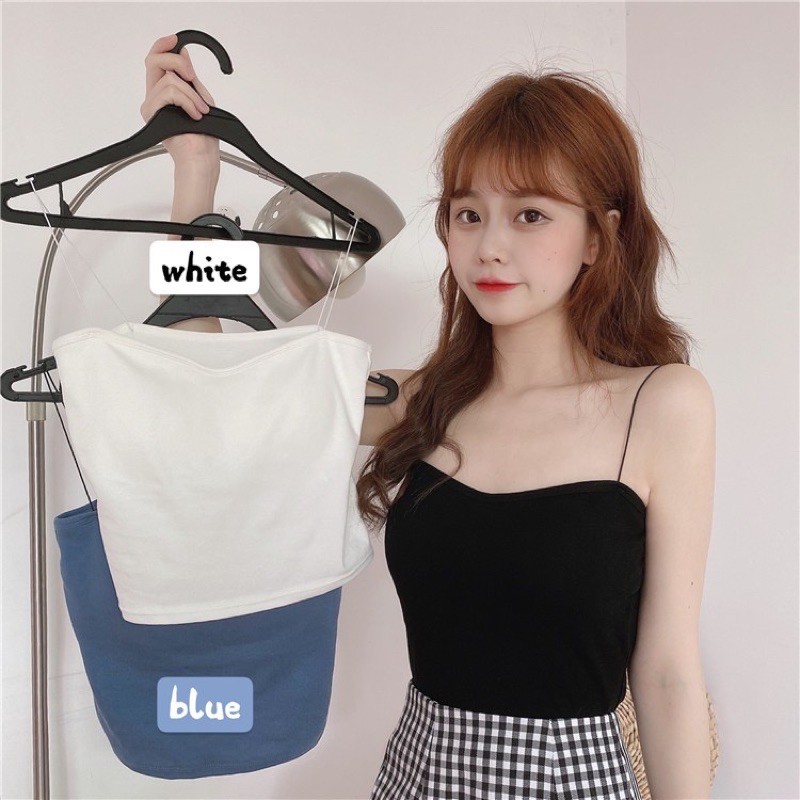 [Mã FAMAYWA giảm 10K đơn 50K] Áo 2 dây sợi bún có mút ngực hàng quảng châu cao cấp siêu đẹp | BigBuy360 - bigbuy360.vn