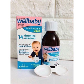 Multi Vitamin WellBaby Liquid bổ sung Vitamin cho bé