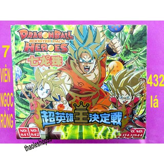 [HỘP LỚN-432 LÁ] HỘP THẺ BÀI 7 VIÊN NGỌC RỒNG LOẠI LỚN 432 LÁ ĐẦY ĐỦ NHÂN VẬT DRAGON BALL-SONGOKU (hàng hiếm)