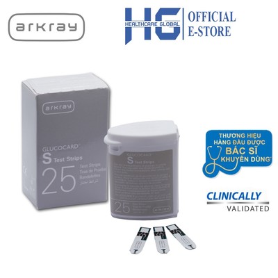 Hộp 50 Que Thử Đường Huyết ARKRAY | Dùng Cho Máy Arkray Glucocard S