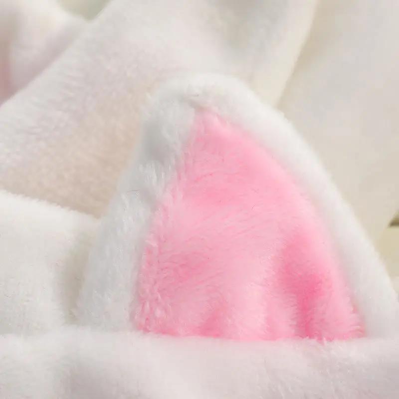 Băng Đô Vải Nhung Co Giãn Thiết Kế Tai Thỏ Đáng Yêu-LO-122