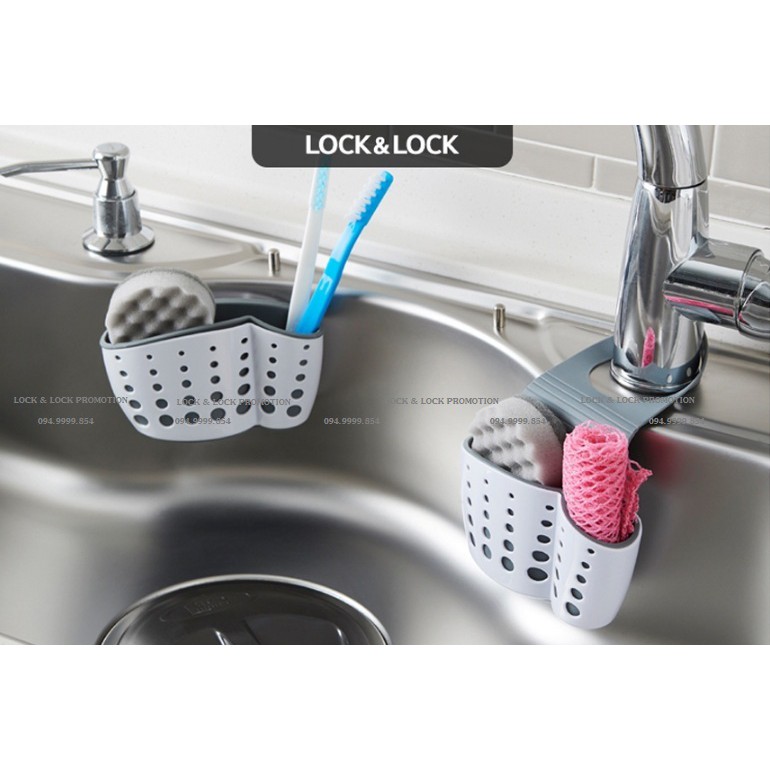 [ LOCK&amp;LOCK ] Giỏ bồn rửa đa năng Lock&amp;Lock dạng treo