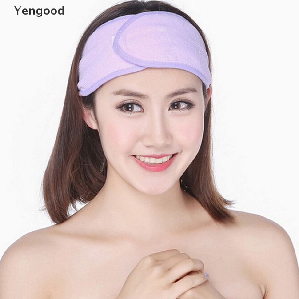 Băng Đô Mềm Co Giãn Thấm Hút Mồ Hôi Khi Rửa Mặt