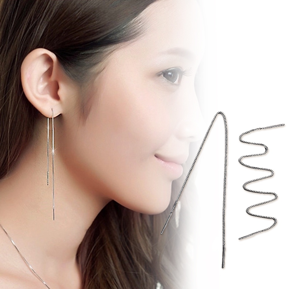 Đôi Khuyên Tai Dáng Dài Trang Trí Núm Tua Xinh Xắn Cho Nữ