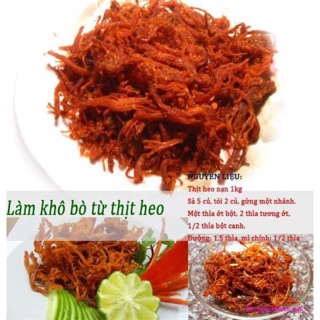 1KG KHÔ HEO GIẢ BÒ