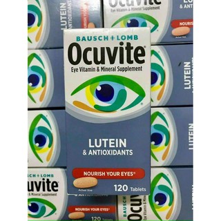 Viên Uống Bổ Mắt Ocuvite Lutein 120 viên của Mỹ dành cho người dưới 50 tuổi của Mỹ