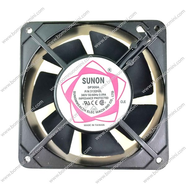 Quạt Tản Nhiệt SUNON DP300A 380V 0.09A 120x120x38 Dây Đồng - Bạc Đạn | Quạt 12038 380V | Fan 12038 380V