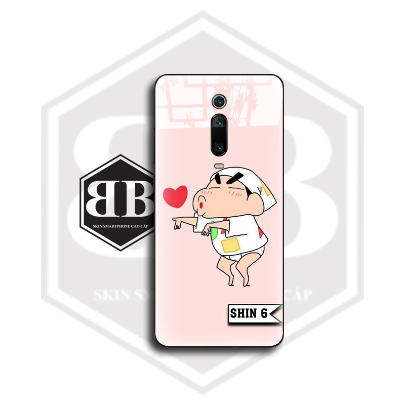 Ốp lưng kính cường lực hình shin cho Xiaomi Redmi Note 10 CC9 Pro / Redmi K20 Mi 9T / Mi CC9 Mi A3 Lite / Note 9 Pro Max | BigBuy360 - bigbuy360.vn