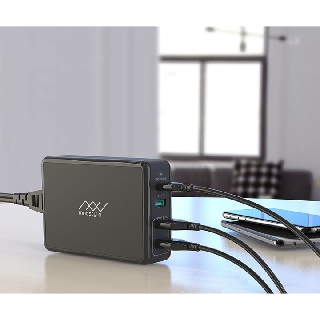 [USA] Sạc Đa Cổng Macbook Innostyle Gomax Pro 80W (USB-C PD 65W + 1xUSB A QC3.0 18W + 2xUSB A SMART AI) IC80-4PD