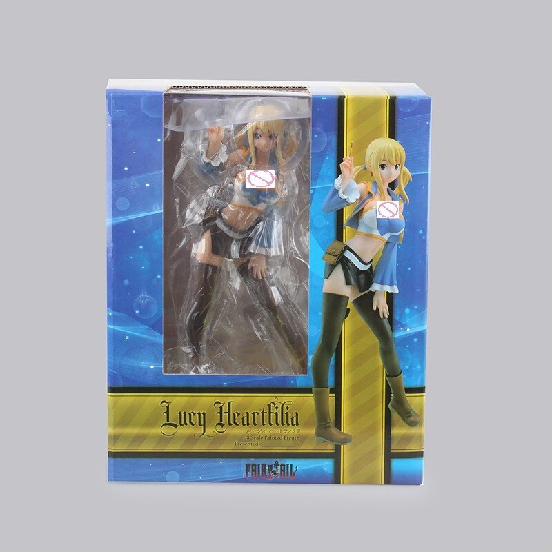 *Japan Anime Fairy Tail Lucy Heartfilia 8" Sexy Cast Off PVC Figure 1/7 scale brand New free shipping*