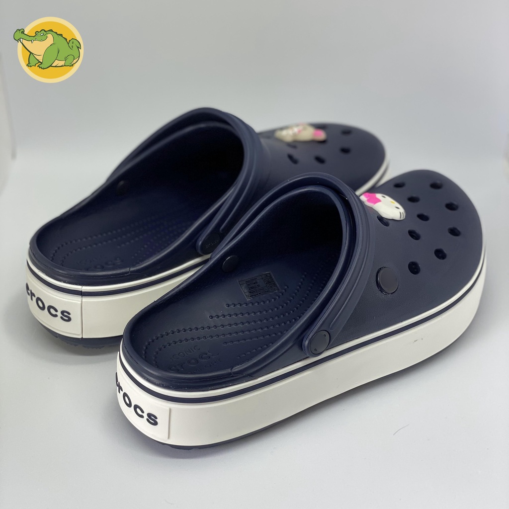 Dép CROCS PLATFORM Nữ Tăng Chiều Cao 3-4cm Êm Nhẹ, Mềm và Không Mùi