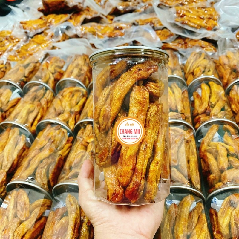 CHUỐI SẤY DẺO ĐÀ LẠT NGUYÊN TRÁI VỊ NGỌT TỰ NHIÊN KHÔNG CHÁT (420G)